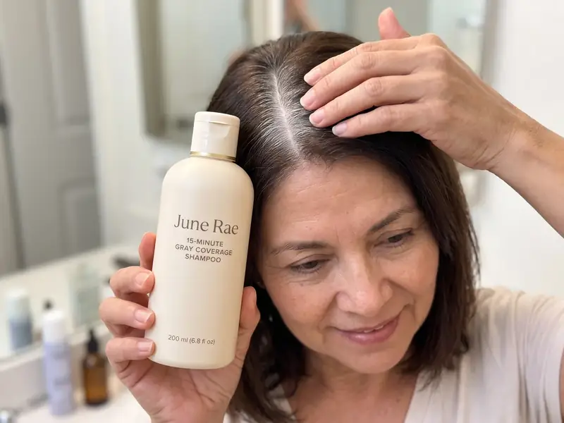 June Rae 15-Minute Gray Coverage Shampoo